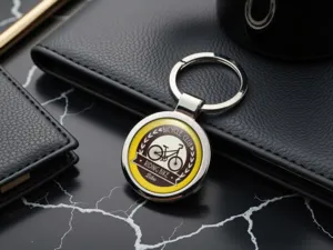 Motorcycle Keychain Steel Stylish Build